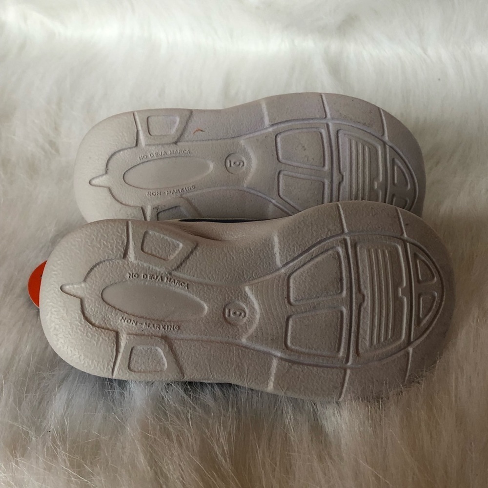Wonder Nation Shoes Size 6 Babys Slip On Velcro New With Tags Blue-White - Picture 8 of 9
